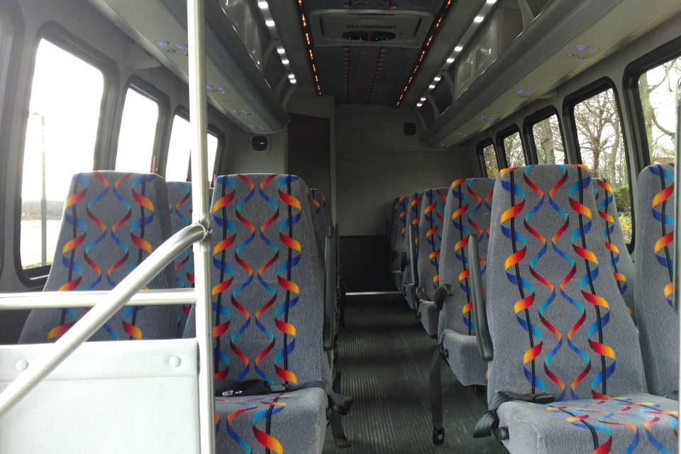 Mini coach interior