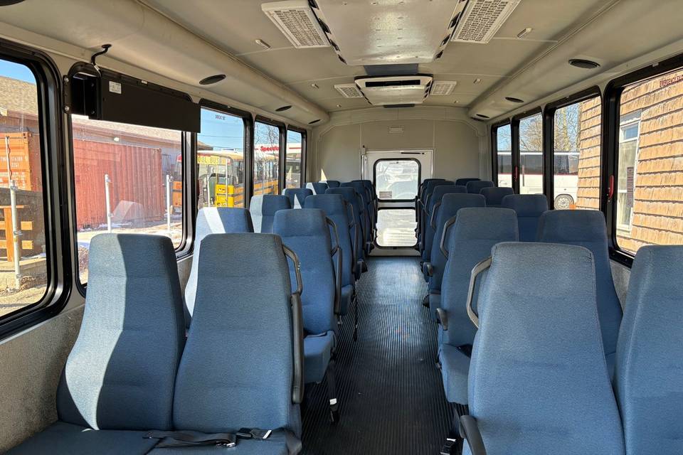25 Pass. Mini Coach Interior