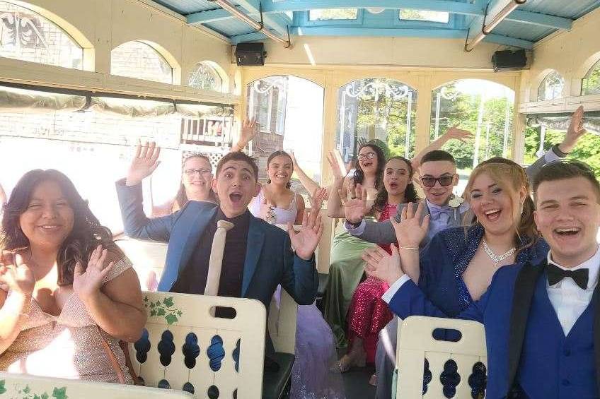 27 Pass. Trolley Interior