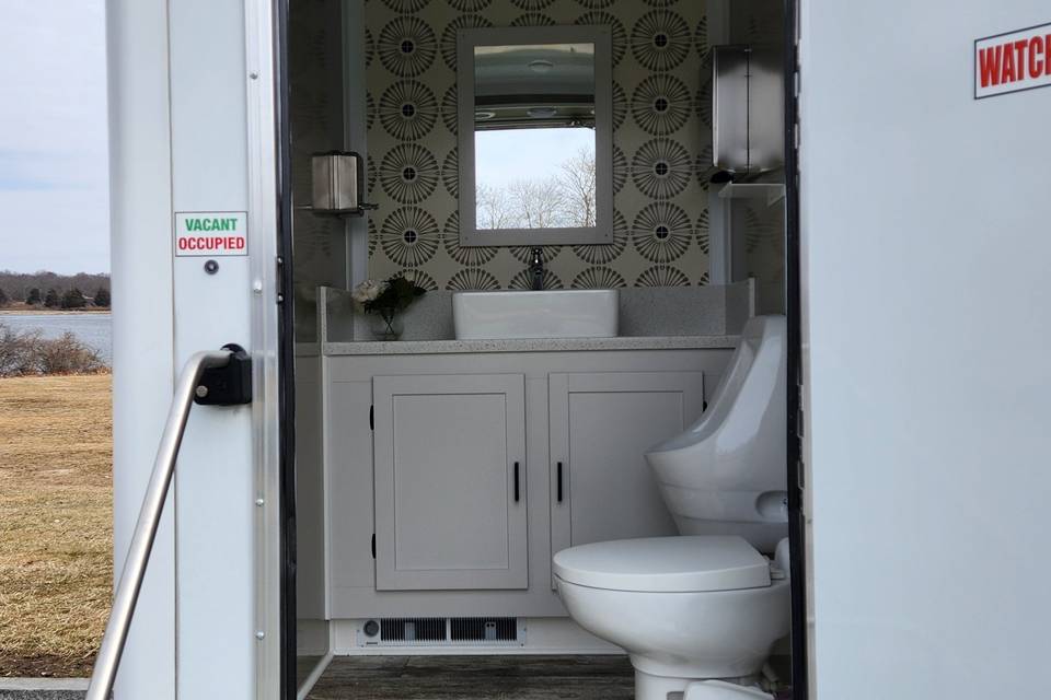 Men's Room Interior