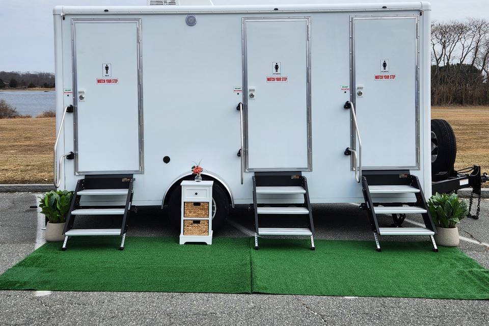 3 Stall Restroom Trailer