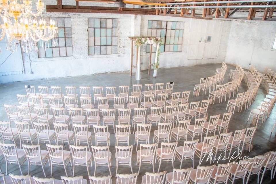 Ceremony at Brick Ballroom