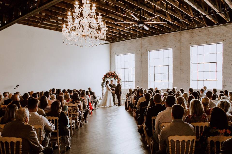 Ceremony at the Brick Ballroom