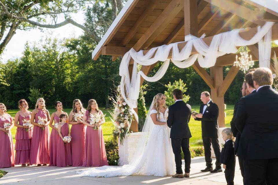 Outside ceremony area