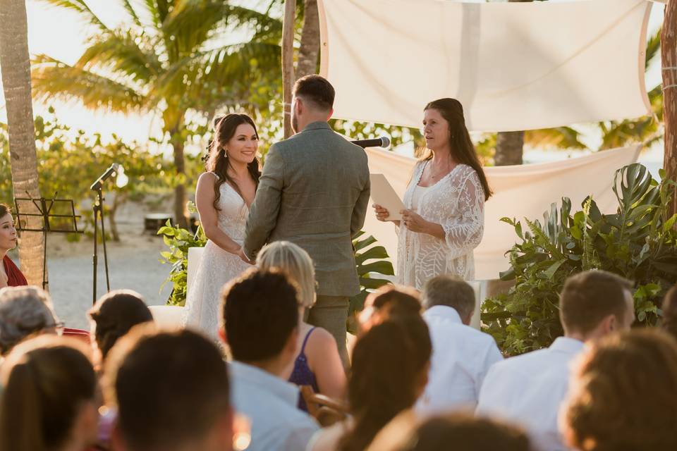 A Yucatan beach wedding