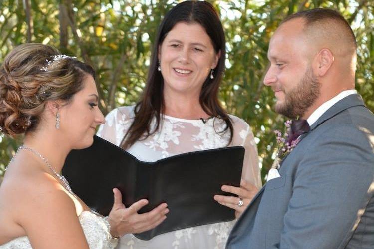 Outdoor ranch wedding