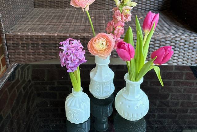 Spring Bud Vases