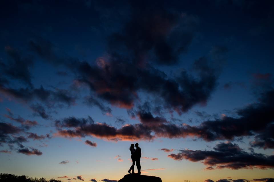 Beautiful Sunset Engagement