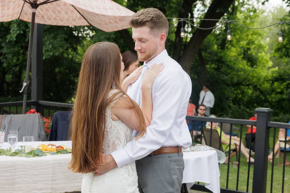 Bride and Groom First Dance