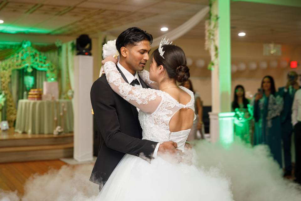 Bride and Groom First Dance