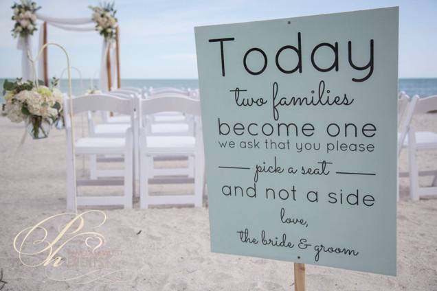 Wedding signage