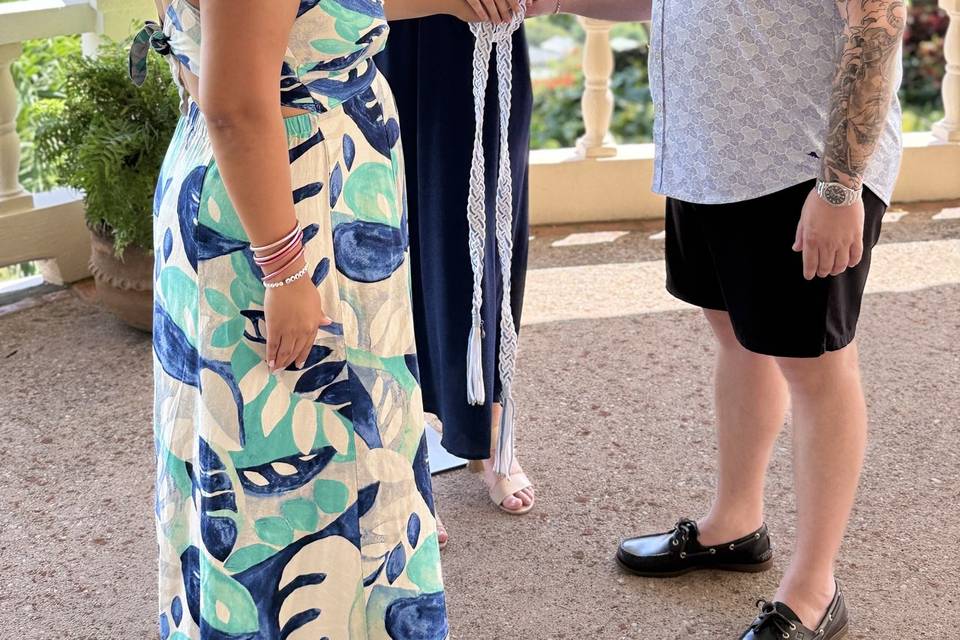 Handfasting Rehearsal