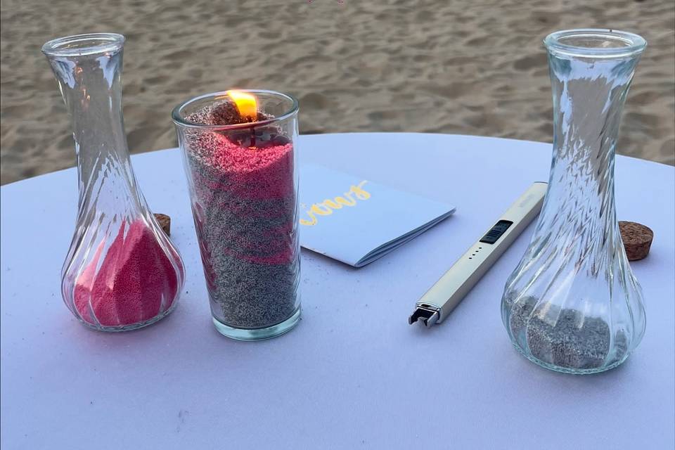 Sand/Candle Ceremony