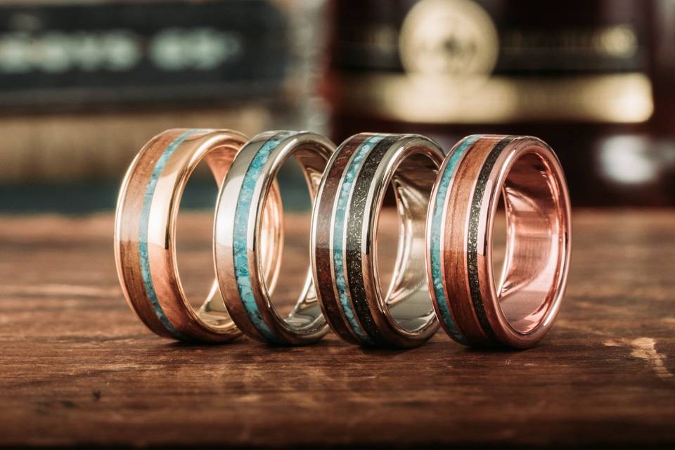100% Recycled Gold Rings