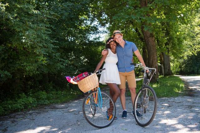 Biking in Park