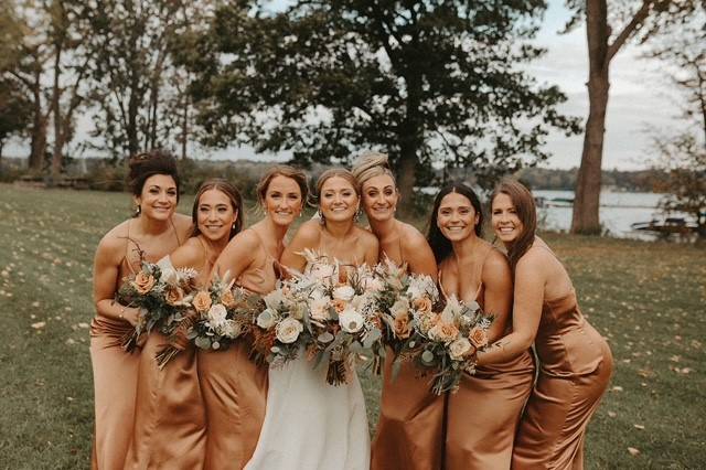 Bride and Bridesmaids