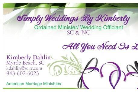 Simply Weddings by Kimberly
