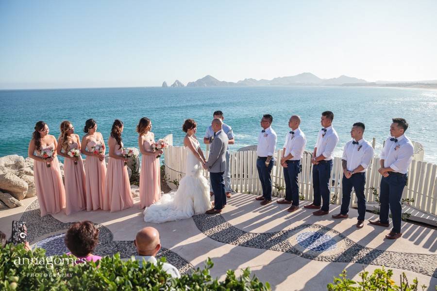 Ceremony with a view