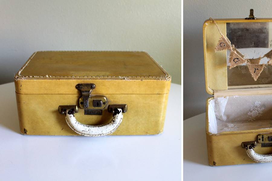 Golden Small Suitcase