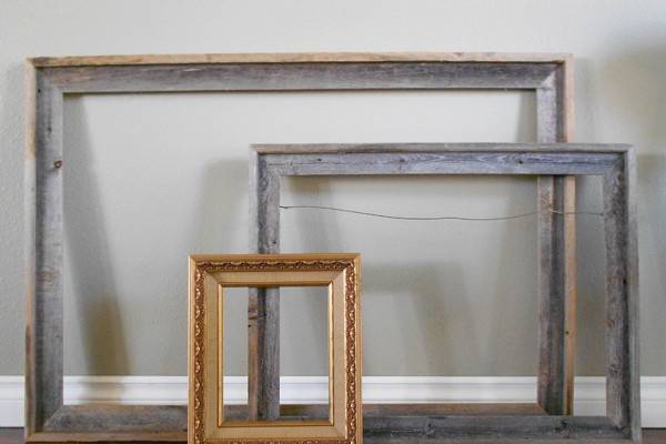 Vintage White Wood Shutter