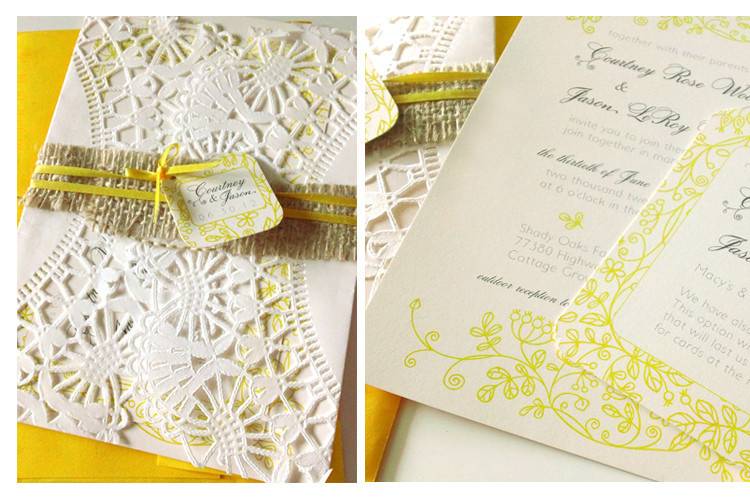 Yellow and Gray Bridal Shower