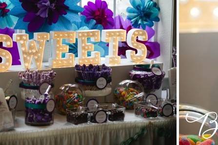 A sweet Quinceanera filled with lots of bright colors and yummy treats!