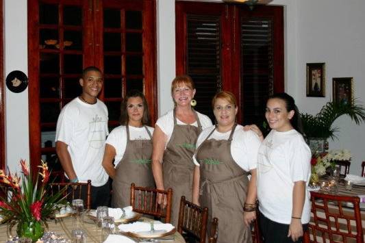 Tastebuds PR catering team