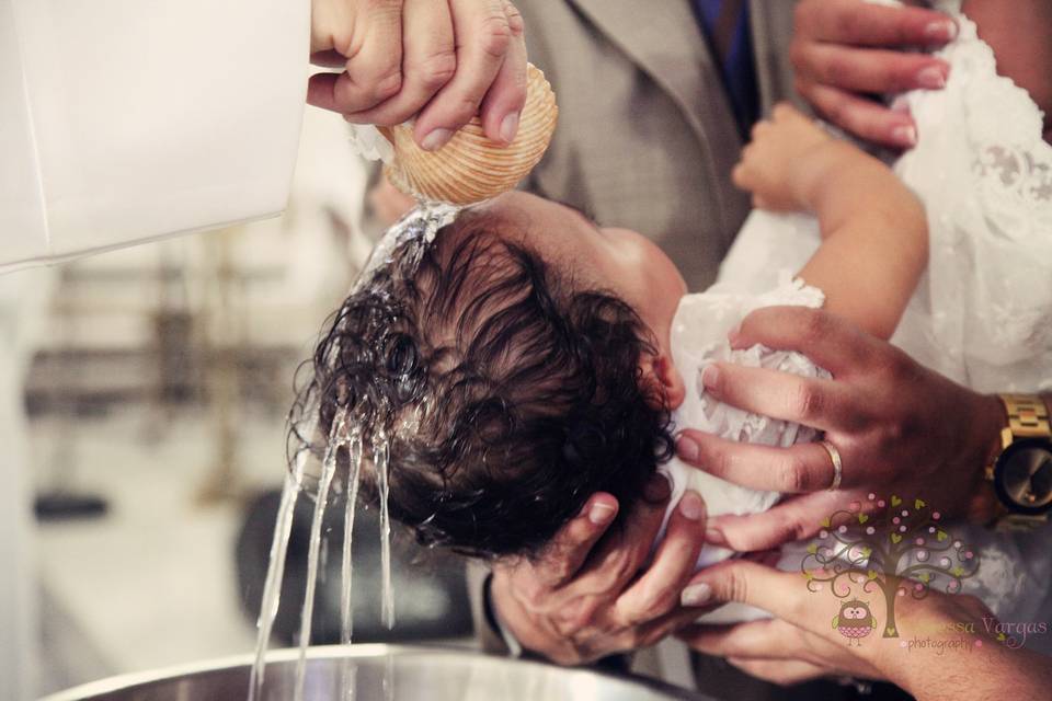 The holy ceremony of Baptism
