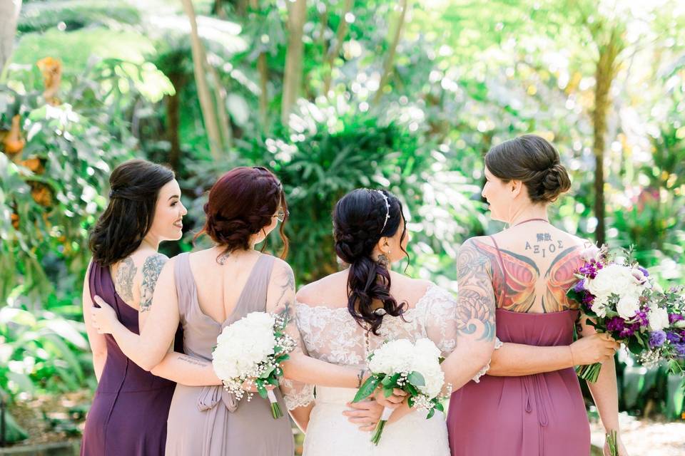 Love ombre bridesmaids dresses