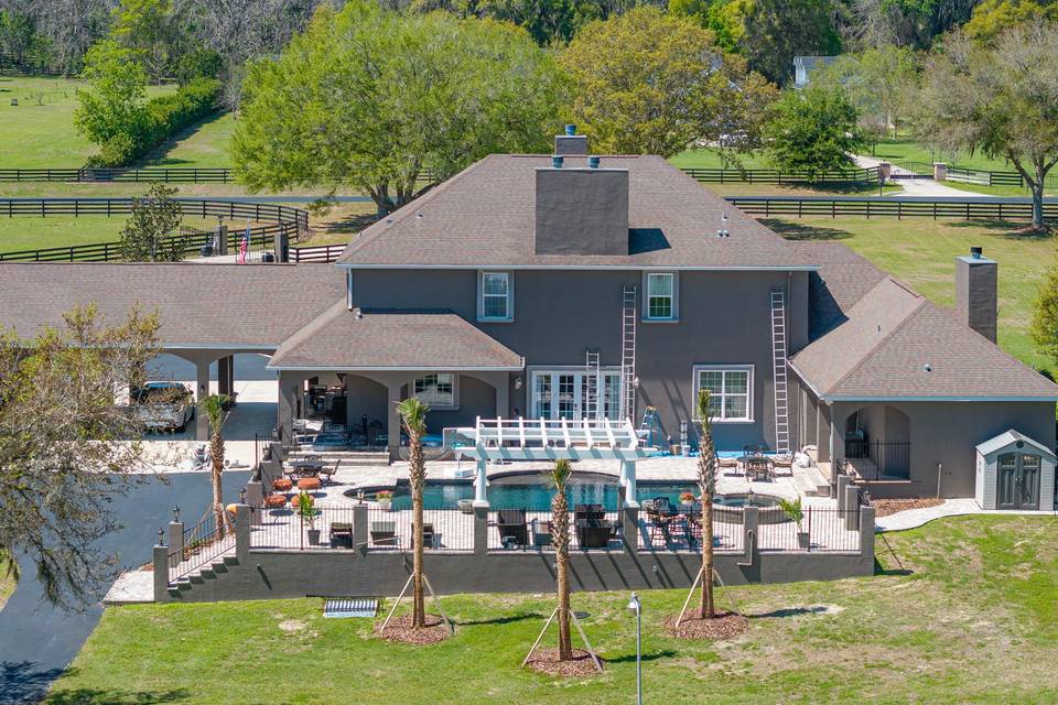 Aerial view of Pool