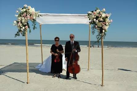 For a beach wedding
