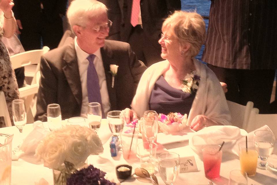 Parents having a great time