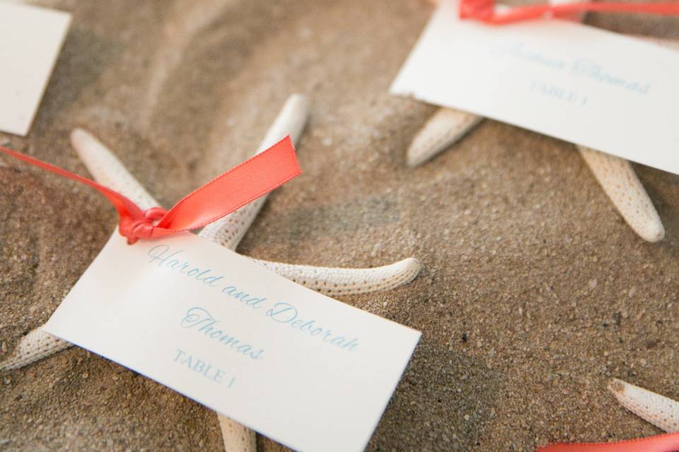 Escort cards