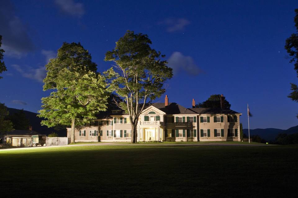 Hildene in the evening