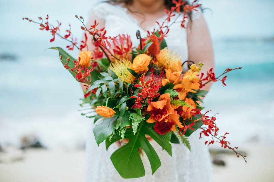 Tropical Bridal Bouquet