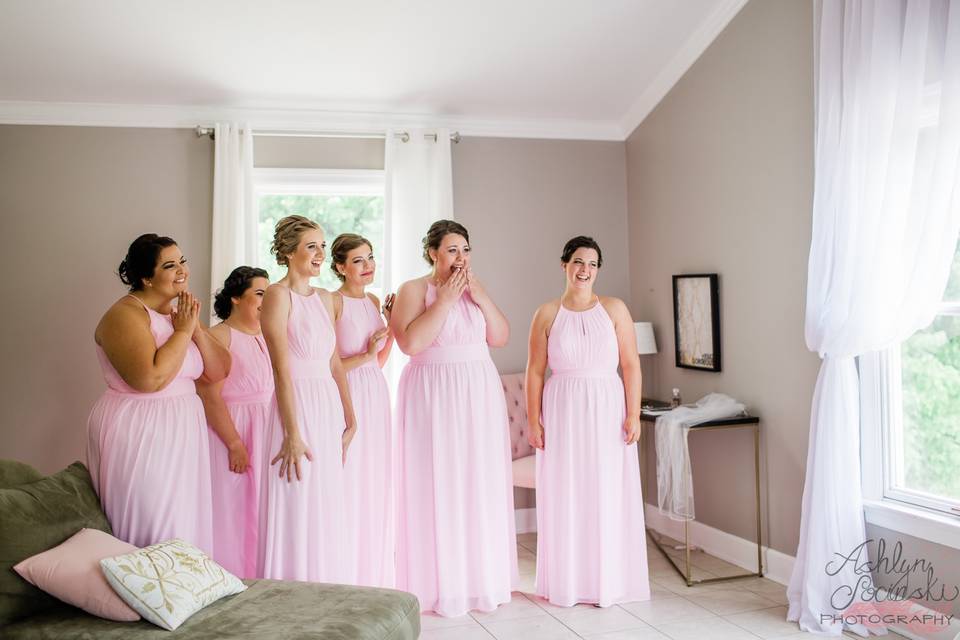 Dara's Garden bridal party