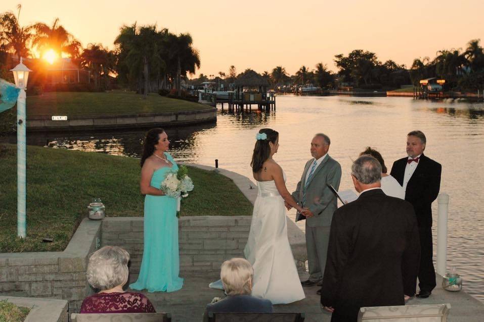 Outdoor wedding