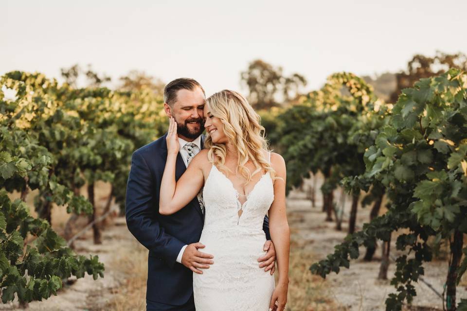 Vineyard couple photo