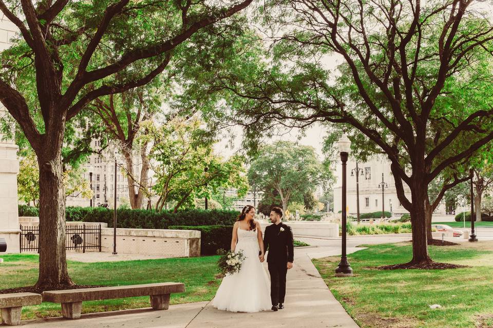 Bride and groom