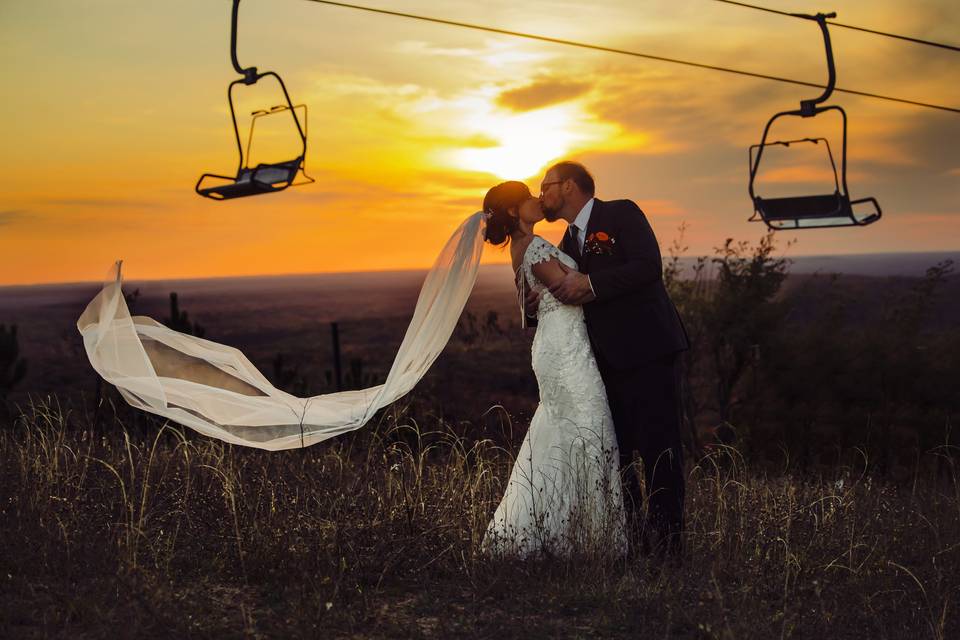 Bride and groom