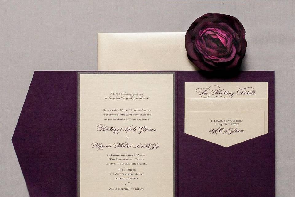 Purple envelope