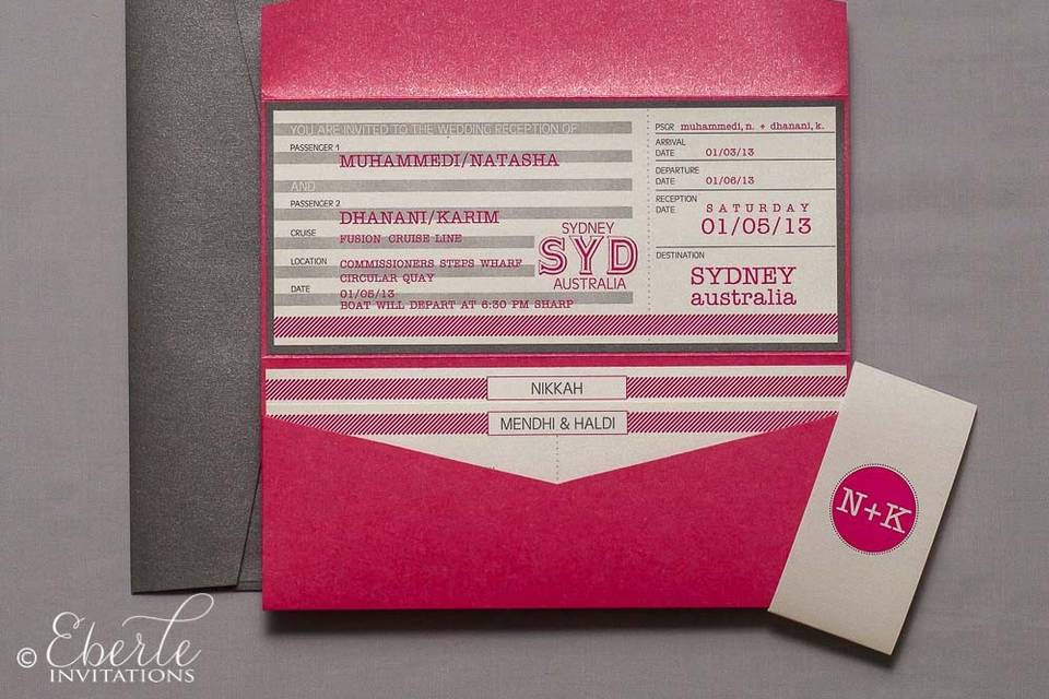 Pink envelope