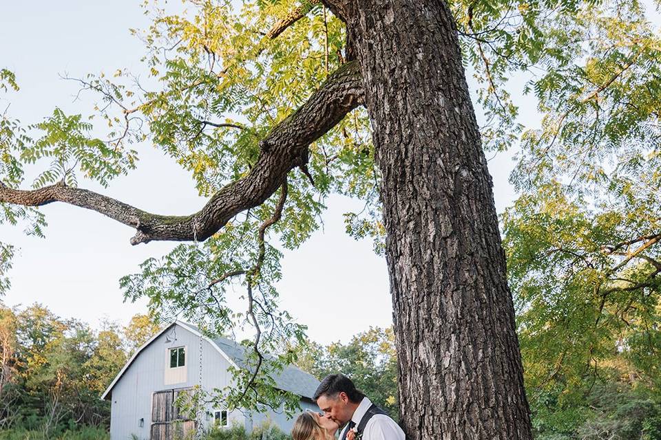 Special moments by the barn