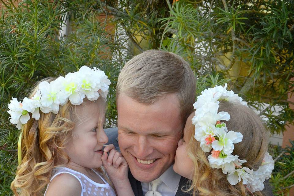 Flower Girls and the Groom!