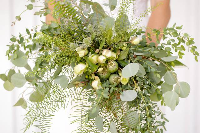 Green bridal Bouquet