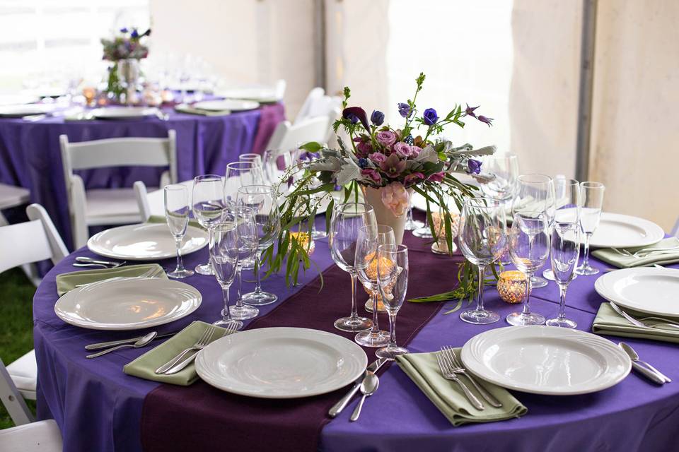 HFD-Purple tablescape