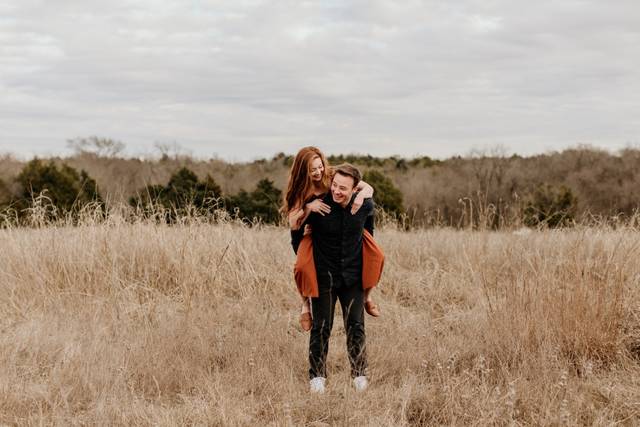 Engaged couple