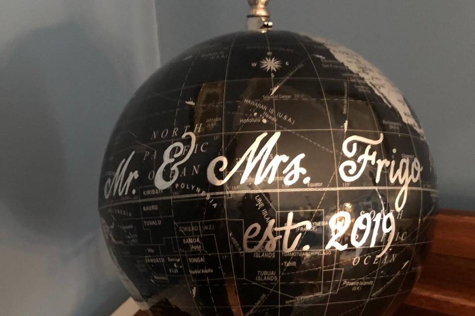 Personalized globe