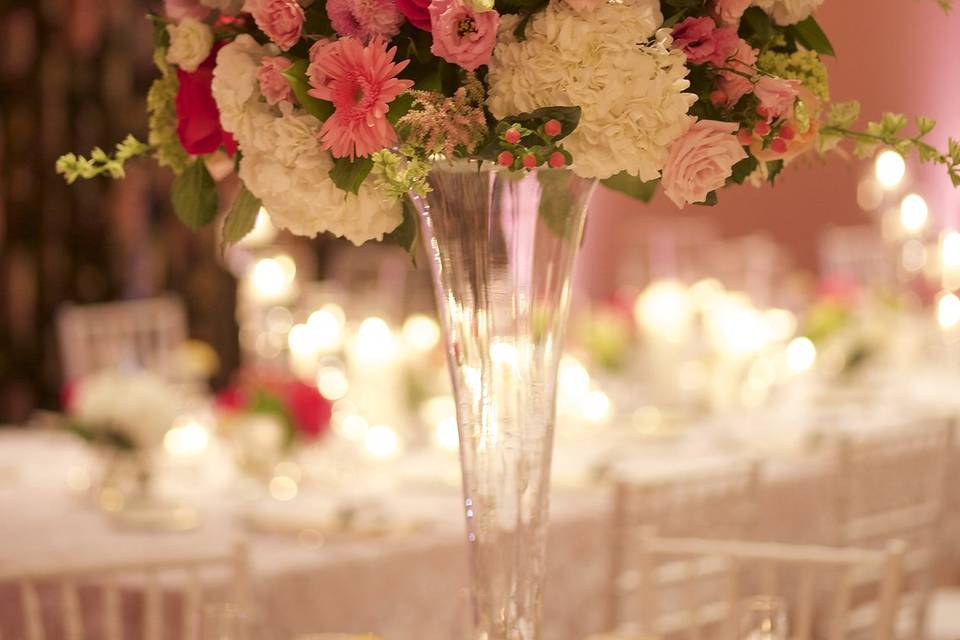 Tall Guest Table Centerpiece