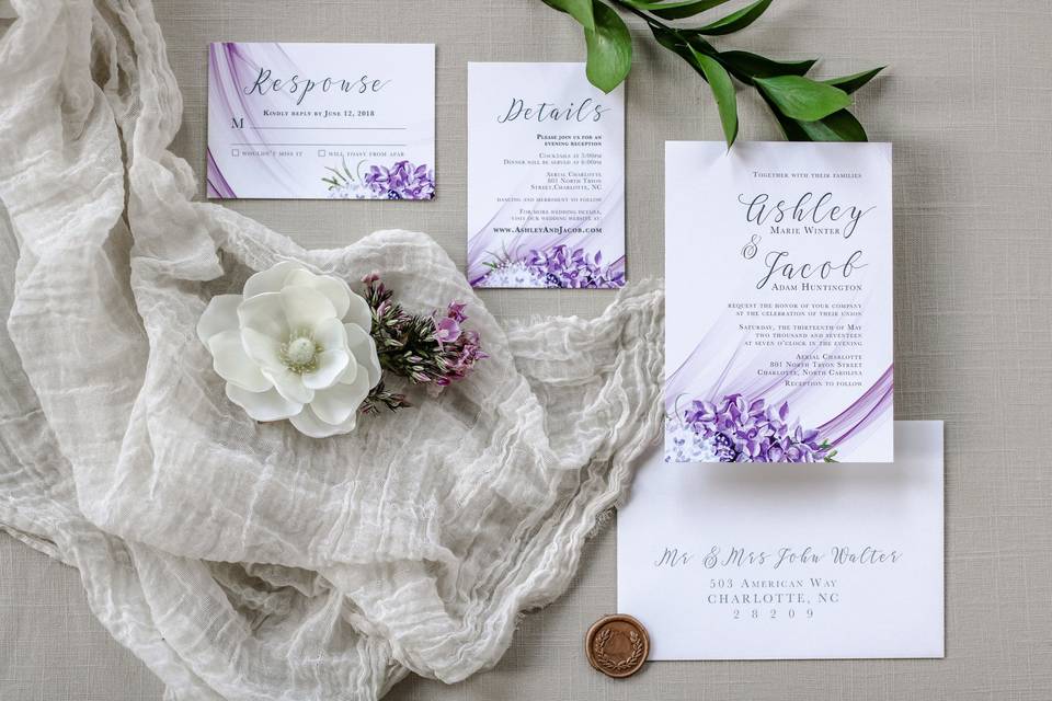 Lilac wedding dreams